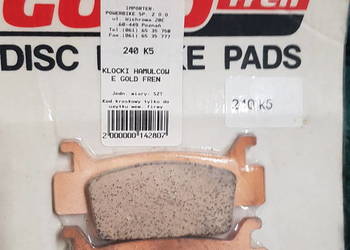 Klocki hamulcowe Gold fren 240 K5 | możliwa wysyłka