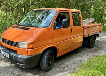 Sprzedam VW Transporter T4 Doka 6 Osób Dubel 98r 2.4D R5 Ważne OC i BT