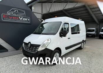 Renault Master L2H2 średniak 7 osobowy brygadówka doka pełna opcja 130KM