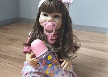 Lalka reborn 50cm plus akcesoria | zestaw ubranek i wysyłka gratis