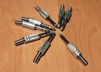 Wtyczka TRS - zestaw 8 sztuk