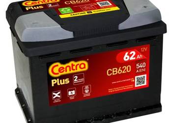 Akumulator Centra Plus CB620 12V 62Ah 540A