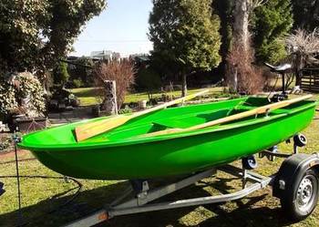 Łódź wędkarska z silnikiem elektrycznym komplet