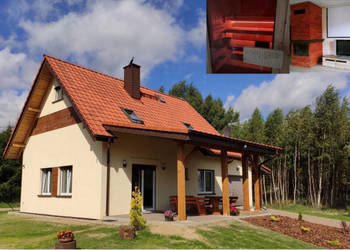 Dom wolnostojący 123m2 z sauną, nad jeziorem i przy lesie z piękną działką…