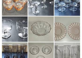 Sprzedam różne szklane naczynia z PRL 5zł / szt