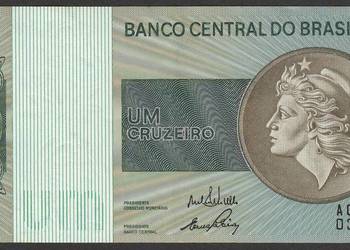 Brazylia 1 cruzeiro 1972/80 - STAN BANKOWY UNC