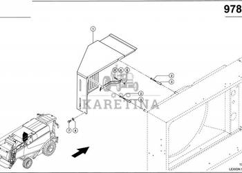 Claas Lexion 560 OSŁONA WENTYLATORA 0007980980 (Silnik c13, c9, c6.6; osło…