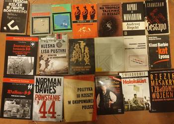 Książki historyczne II wojna światowa okupacja Niemcy etc.