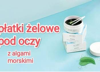 Płatki pod oczy z algami morskimi