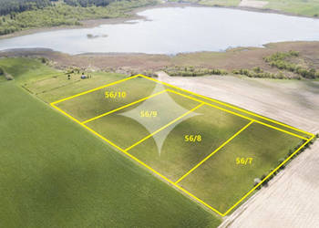 Działki przy jeziorze Skomętno w Kuleszach