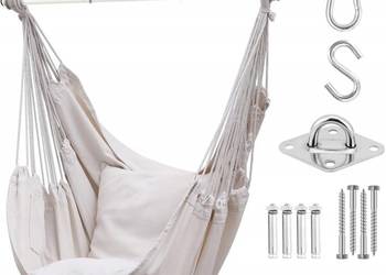 HAMAK WISZĄCY Z DWOMA PODUSZKAMI MAX 150 KG