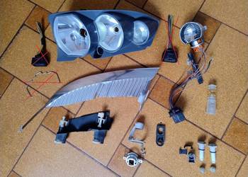 Audi A2 Lampa lewa przód Śruba regulacji Oprawka Odbłyśnik Ramka Wtyczka