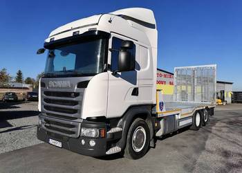 Scania auto laweta pomoc drogowa