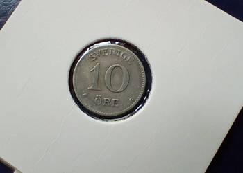 Stare monety 10 ore 1931 Szwecja srebro