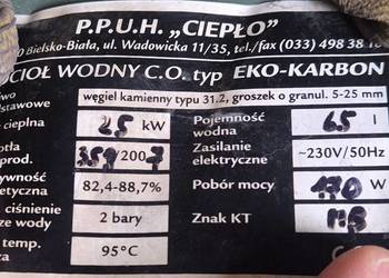 Piec na ekogroszek 25 kw