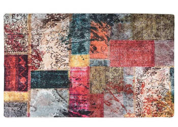 Dywan z możliwością prania patchwork wielokolorowy 120x170 cm WM-373994