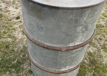 Beczka ocynk 200L 2szt