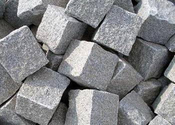 KOSTKA GRANITOWA Szary Granit 4x6, 7x9, 10x10 cm PIASECZNO