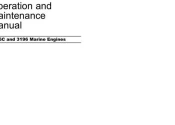 Caterpillar 3176C 3196 silniki instrukcja obsługi i napraw