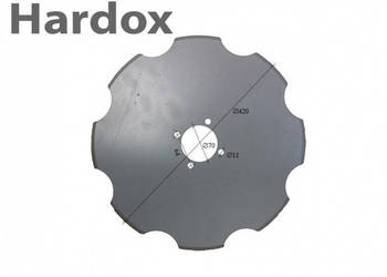 Redlica tarczowa zębata HARDOX części do siewnika NORDSTEN