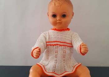 Stara duża lalka z czasów PRL-u 50cm #celulidowelalki #lalkivintage