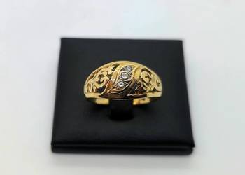 Złoty pierścionek próby 585 - 3,57g (Rozmiar 26)