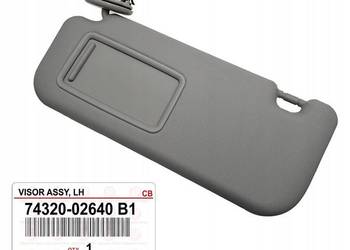 TOYOTA Auris Lusterko oslony przeciwslonecznej lewa 74320-02640-B1 OE