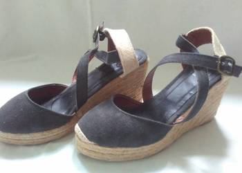 buty Espadryle damskie KOTURNy r. 37,5-38 stan bdb