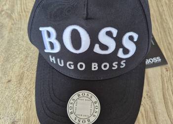 BOSS Hugo Boss czapka z daszkiem czarna nowa z metką