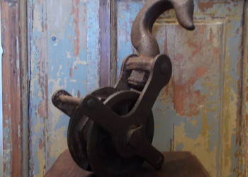 Stare Wielkie Zblocze z Hakiem Obrotowym-5 kg-Vintage