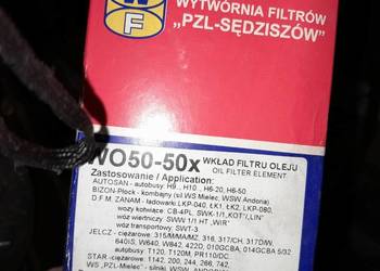 Wkład filtra oleju WO - 50x