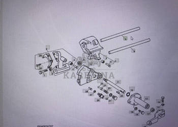 John Deere R70558/wał/ John Deere 4555/4755/4955