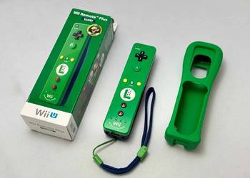 ORYGINALNY KONTROLER NINTENDO WII U REMOTE PLUS LUIGI, KOMPLET!