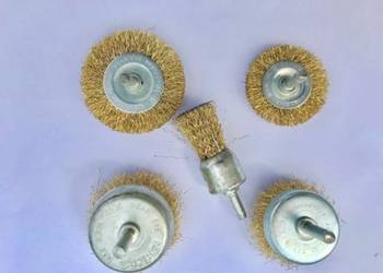 Szczotki druciane okrągłe na wiertarkę 5 SZT