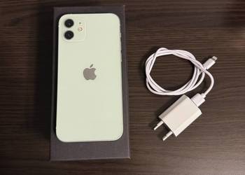 iPhone 12 128GB Mint Green | PERFEKT | 90% baterii | Szkło | Ładowarka