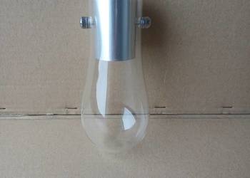 Klosz do lampy KROPLA szkło + mocowanie