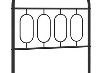Metalowe wezgłowie czarne 90 cm WM-377145