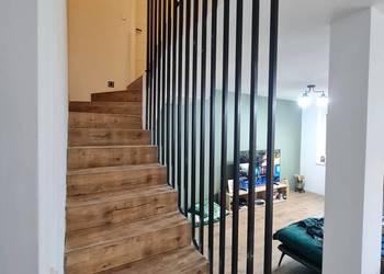 Balustrada Harfowa LOFT | Lamele Stalowe pod wymiar | Cała PL | Montaż