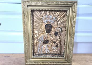 Piękna ikona matka boska częstochowska, polecam