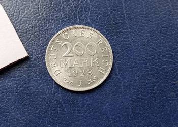 Stare monety 200 mark J 1923 Niemcy