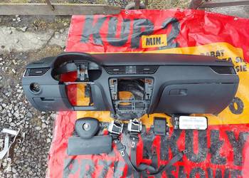 Skoda Octavia 3 III DESKA ROZDZIELCZA Pasy 3x Airbagi Sensor ORYGINAŁ!