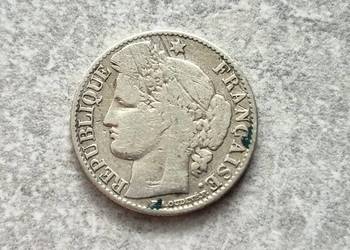 128) FRANCJA srebro - 50 Centymów - 1888 r. - A