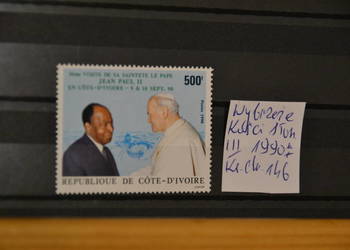 Znaczki. Wybrzeże Kości Słoniowej  III ** Ks Chrostowski 146