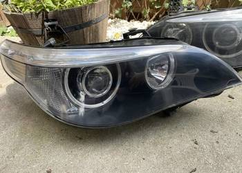 BMW E60 E61 KOMPLET LAMP ZWYKŁE NA SOCZEWCE