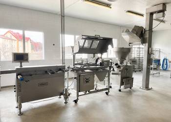 Kompletna linia do produkcji hamburgerów VEMAG