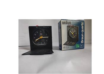 Budzik kwarcowy Braun AB 314 SL zabytkowy unikat retro kolekcjonerski