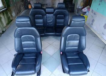 Komplet FOTELE SPORT SKÓRA PRZÓD + TYŁ KANAPA OPARCIE AUDI A8 D3 02-10