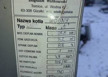 Części do pieca ekogroszek 28KW