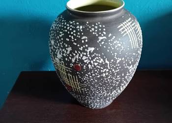 Ceramiczny, ręcznie zdobiony wazon Carstens -Toennieshof.