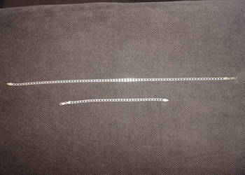 komplet srebrna bransoletka + naszyjnik